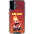 Disney Inside Out Anger Portrait iPhone 16 Plus Clear Case